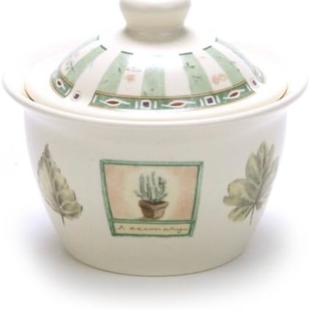 Pfaltzgraff Naturewood sugar bowl